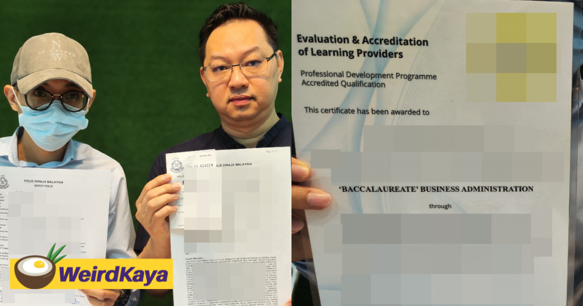 Johor student struggles to find job after discovering 5-year business degree was unaccredited | weirdkaya