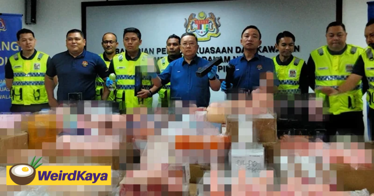 Rm1mil worth of sex toys seized by m'sian authorities in penang | weirdkaya