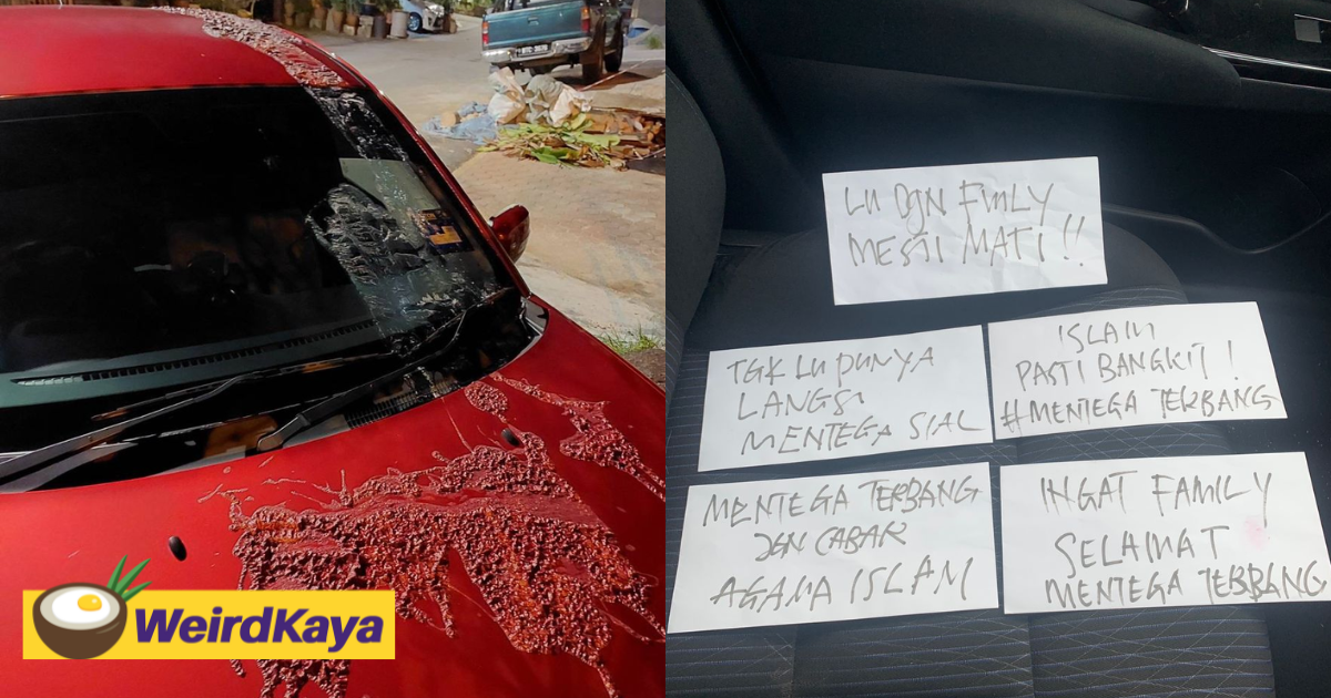 'mentega terbang' director & scriptwriter get death threats, have cars splashed with acid and paint | weirdkaya