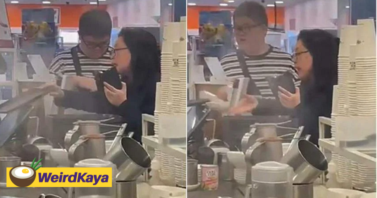 S'porean woman throws tray with eggs at staff for not cracking it open for her | weirdkaya