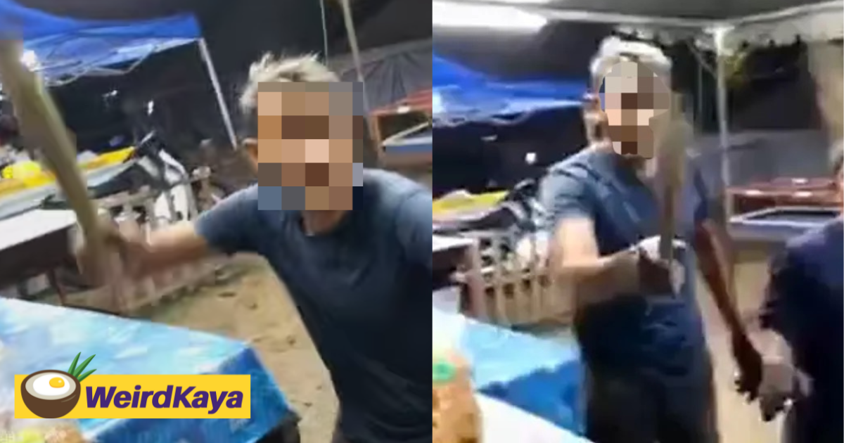 61yo m'sian veteran beaten by melaka vendor over uncooked lemang | weirdkaya
