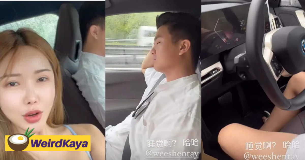 Dj gatita yan's bf will be fined for putting bmw on autopilot & sleeping behind the wheel | weirdkaya