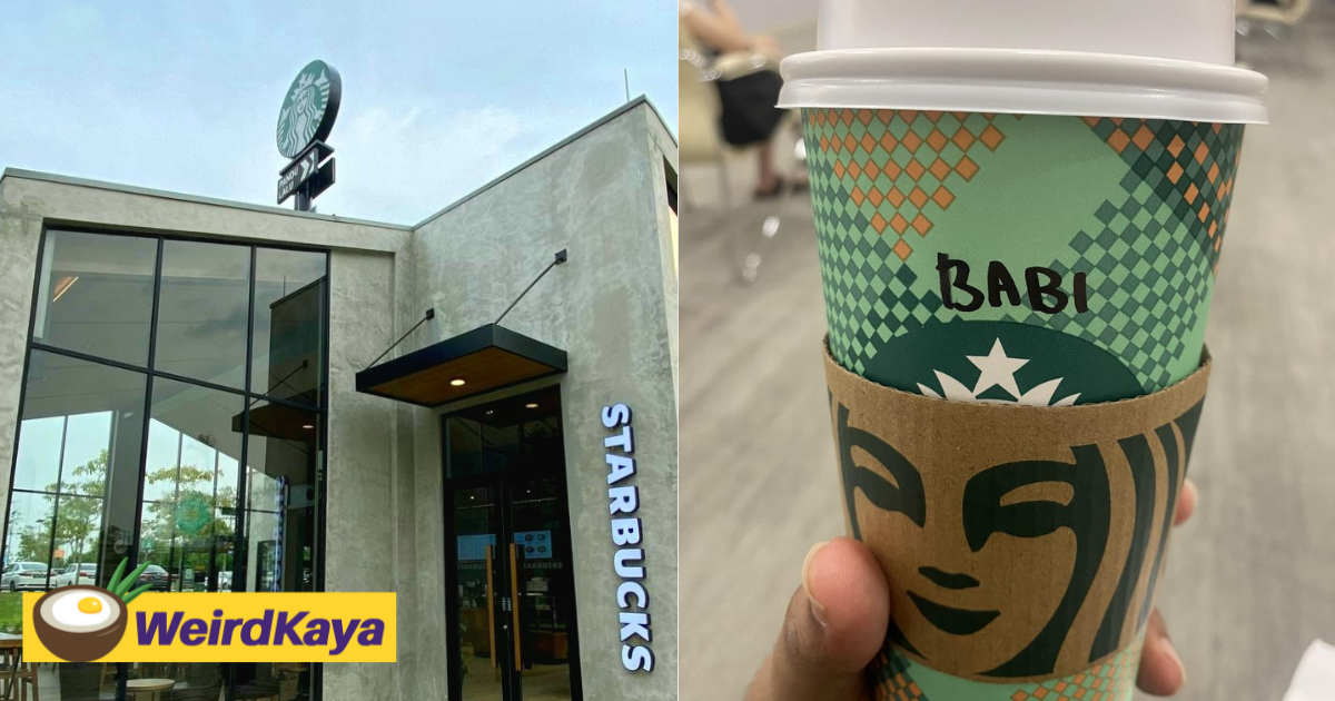 M'sian woman threatens to sue starbucks after staff wrote her name as 'babi' | weirdkaya