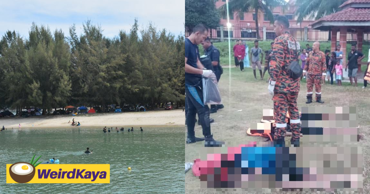 3 m’sians drown at family’s outing in port dickson during the raya holiday | weirdkaya