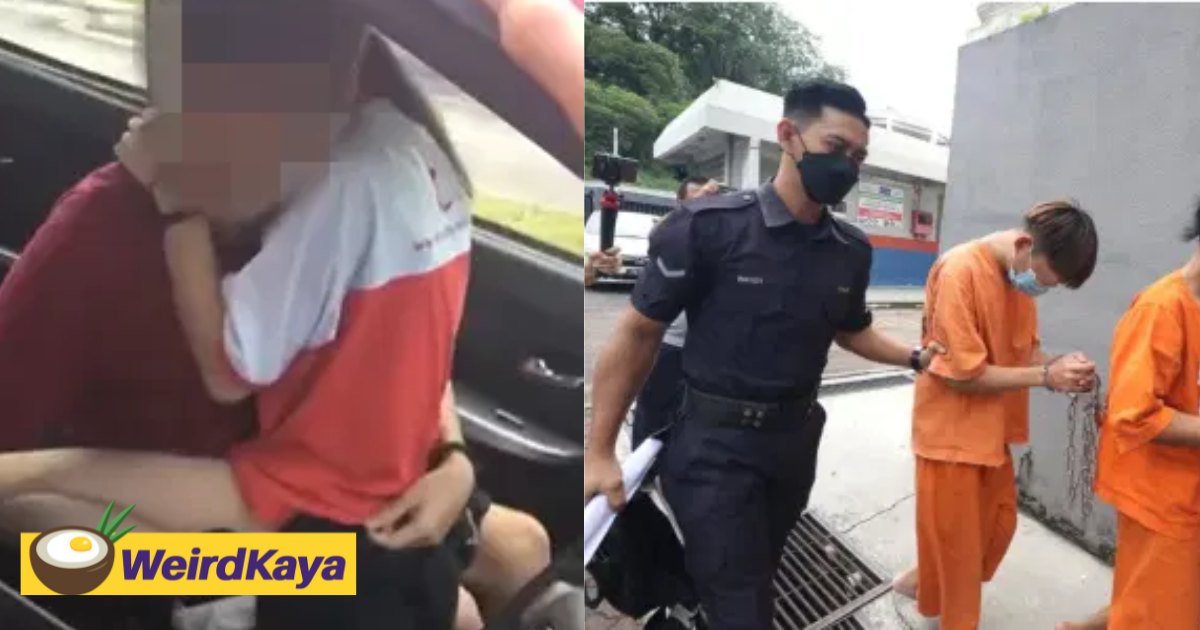 Johor couple spotted having sex inside axia, arrested for violating public decency | weirdkaya