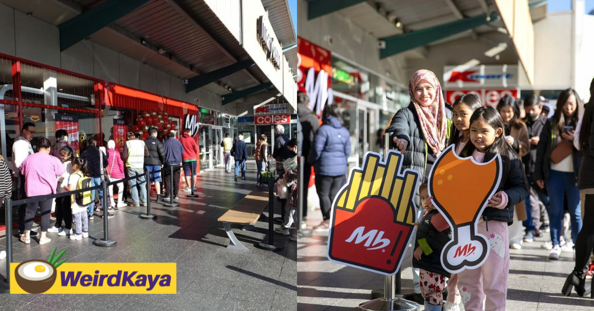 Many spotted lining up for hours to eat at m'sian chain marrybrown's first outlet in melbourne | weirdkaya