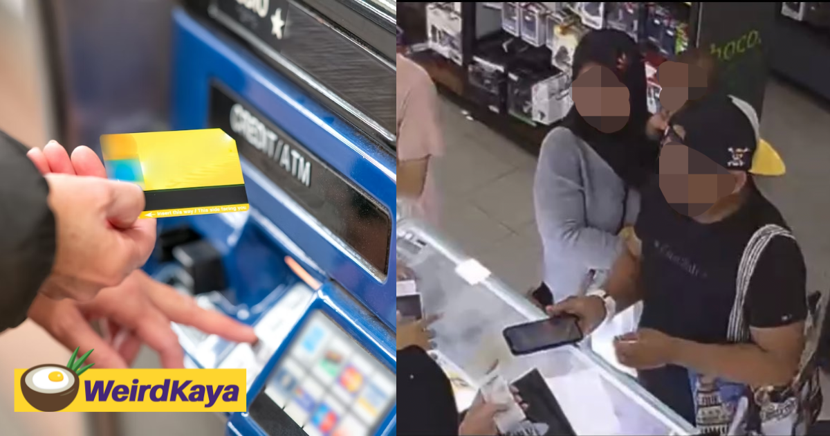 M'sian couple steals debit card from old man & spends over rm46,000, including an iphone 13 pro max | weirdkaya
