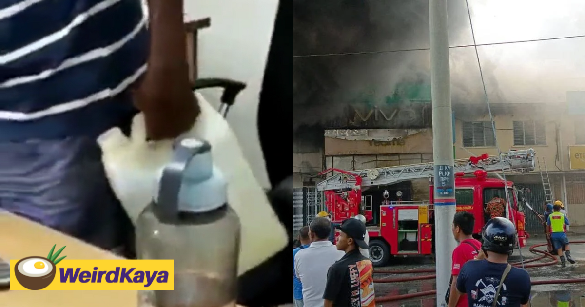 Unemployed man sets perak mobile phone shop on fire after woman rejects his advances | weirdkaya