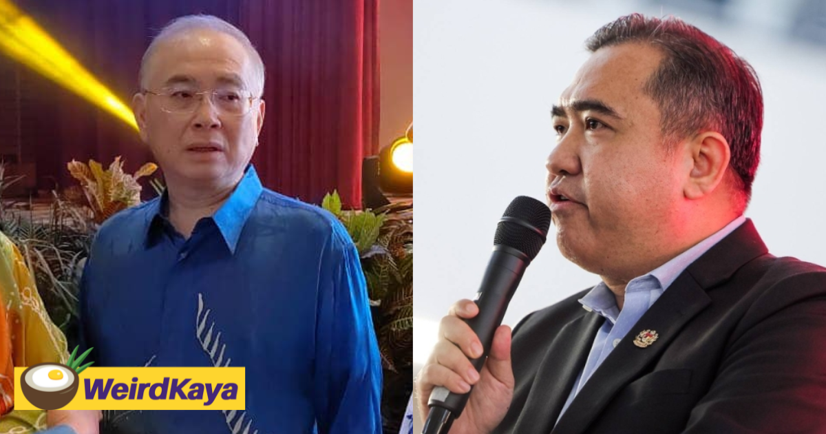 “like going to mcd when you’re craving for kfc” — anthony loke chides wee ka siong over rm3k flight ticket claim | weirdkaya