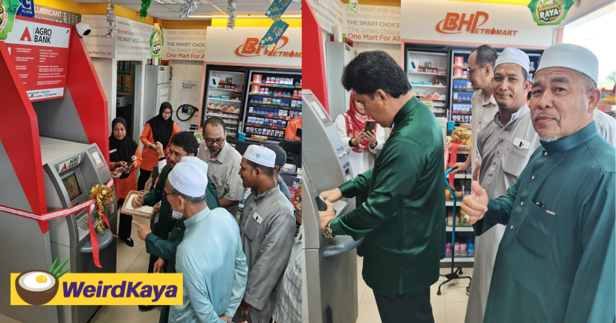 Pas mp holds ribbon-cutting ceremony for new atm, netizens left bewildered | weirdkaya