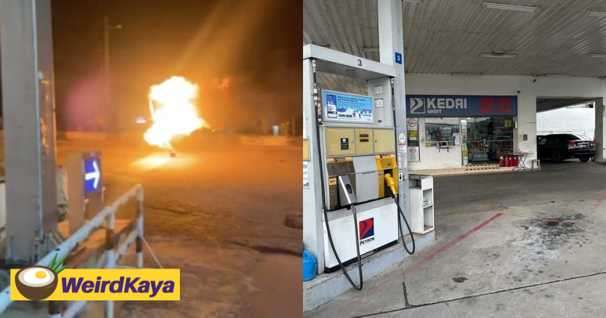 M'sian law student fails exam 3 times, attempts suicide by setting himself & petrol station on fire | weirdkaya