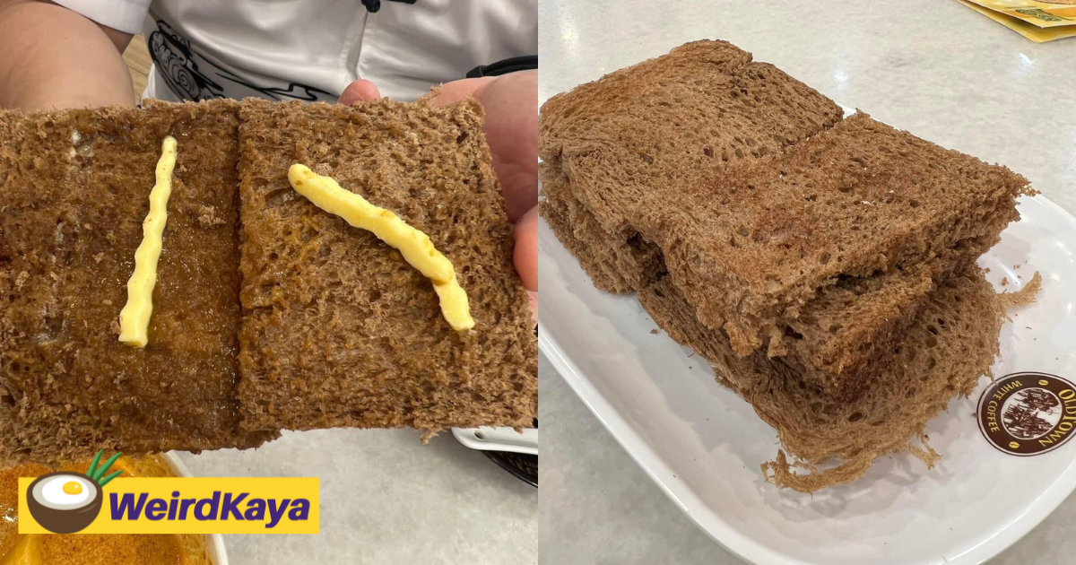 M'sian disappointed with old town's 'pathetic' rm6 kaya butter toast that came with 2 butter strips and almost no kaya | weirdkaya
