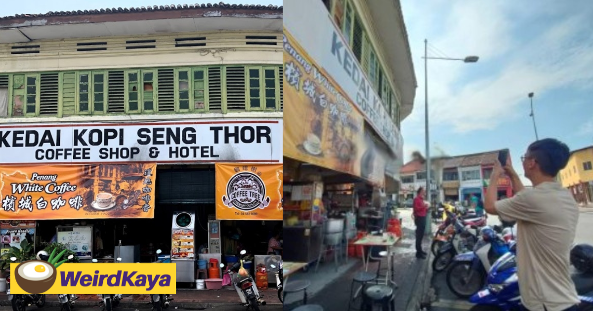 Penang coffee shop which shamed customer for not ordering drink turns into tourist attraction | weirdkaya