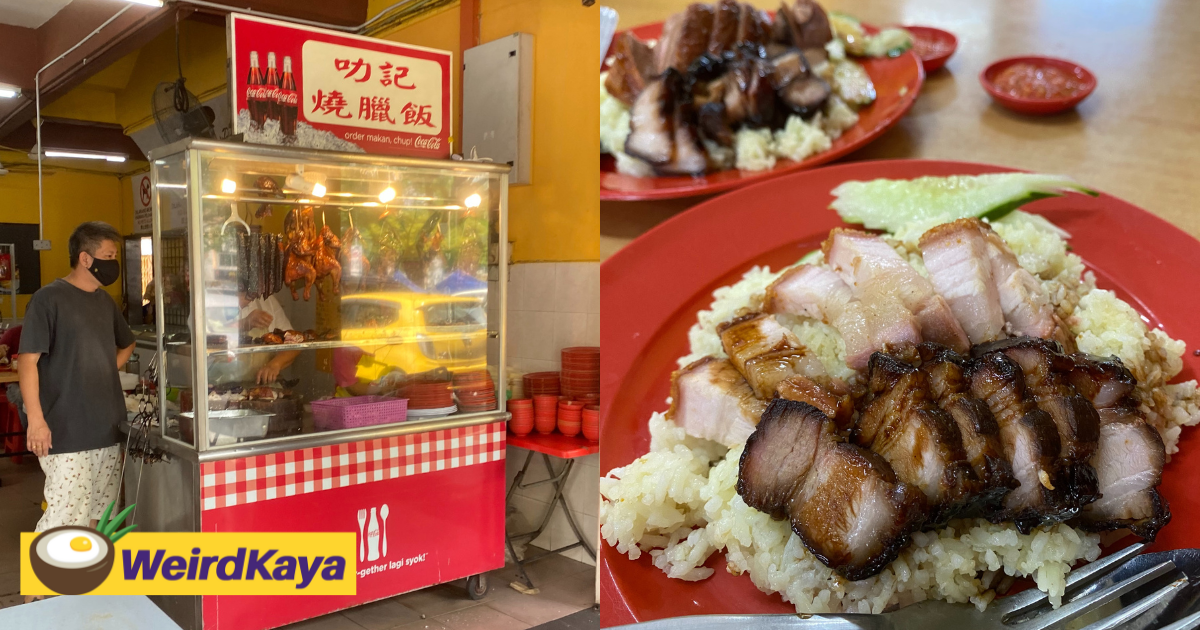 This Humble Chicken Rice Stall In Kajang Is Serving Really Juicy Char Siu That's Perfect For A Hearty Lunch