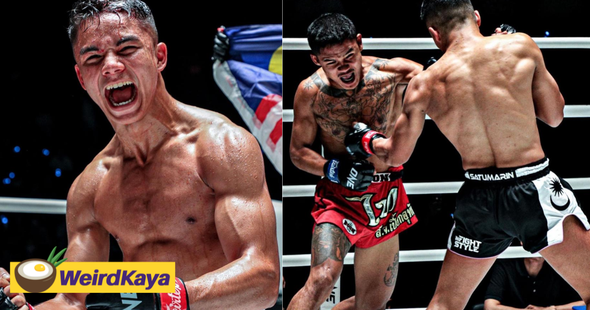 16yo m'sian muay thai fighter scores resounding victory with knockout blow on opponent | weirdkaya