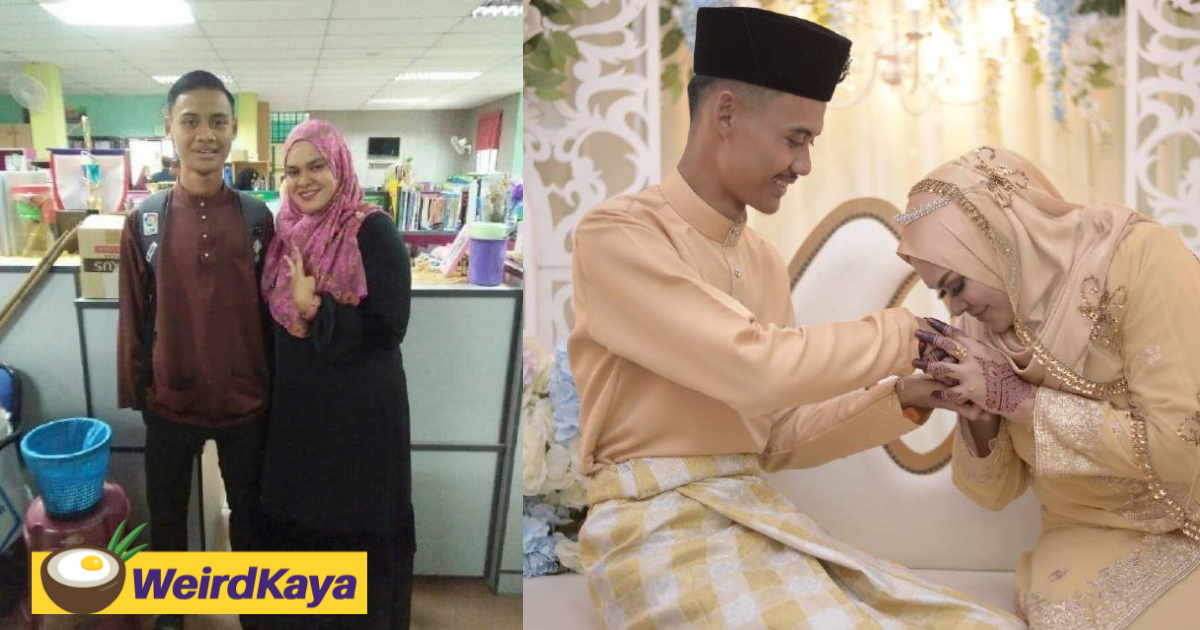 22yo m'sian student marries 48yo teacher, says they were ' fated' to be together | weirdkaya