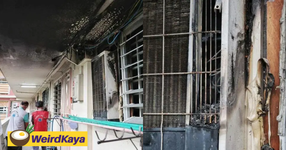 Sg man installs used aircon at flat, but it explodes and lands neighbour's 2 kids in the hospital | weirdkaya