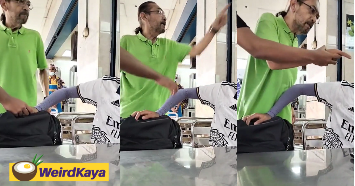 M'sian man gets aggressive after being told not to smoke at mamak restaurant | weirdkaya