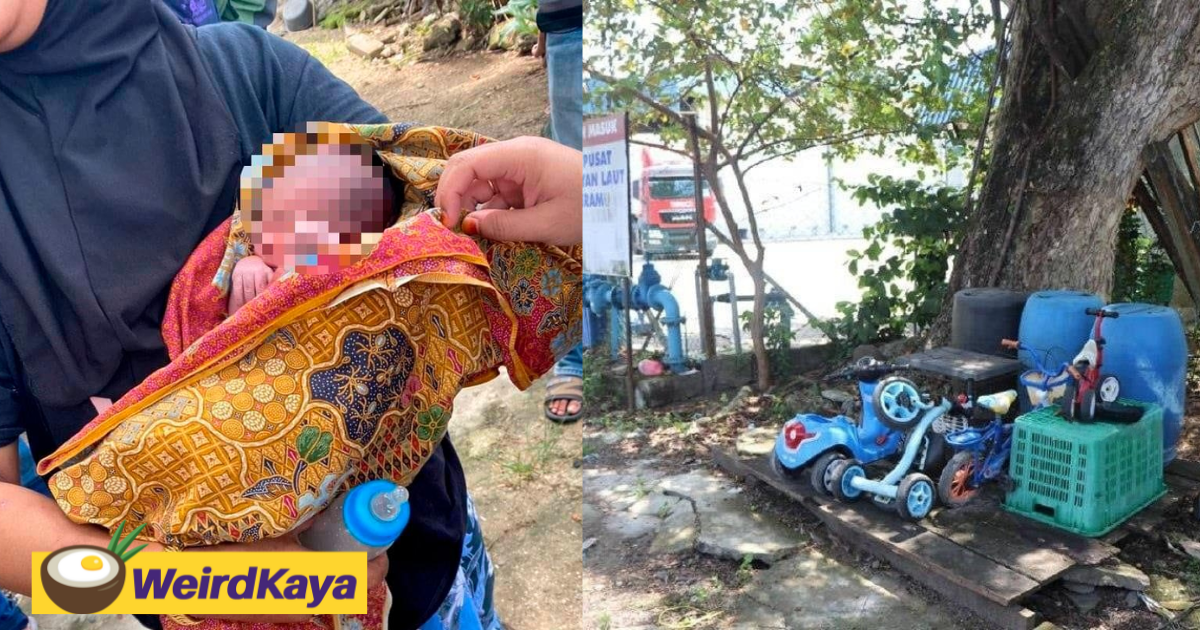 Newborn baby boy found abandoned under a tree near factory in kuantan | weirdkaya
