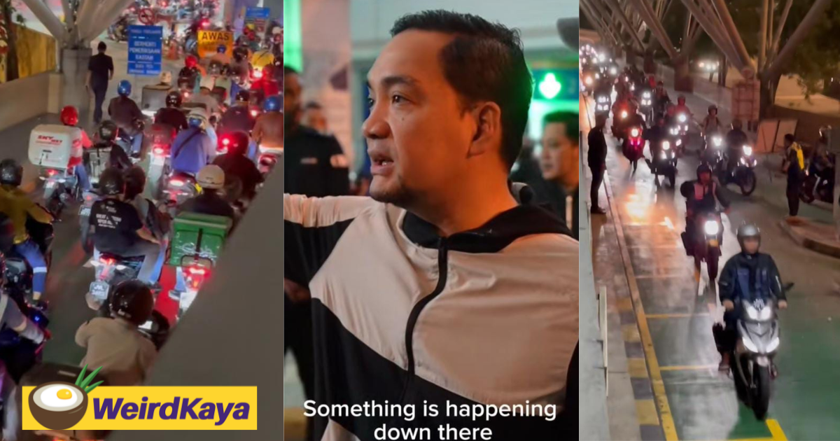 Johor mb 'spotchecks' jb customs, reprimands staff for having only one motorcycle lane open | weirdkaya