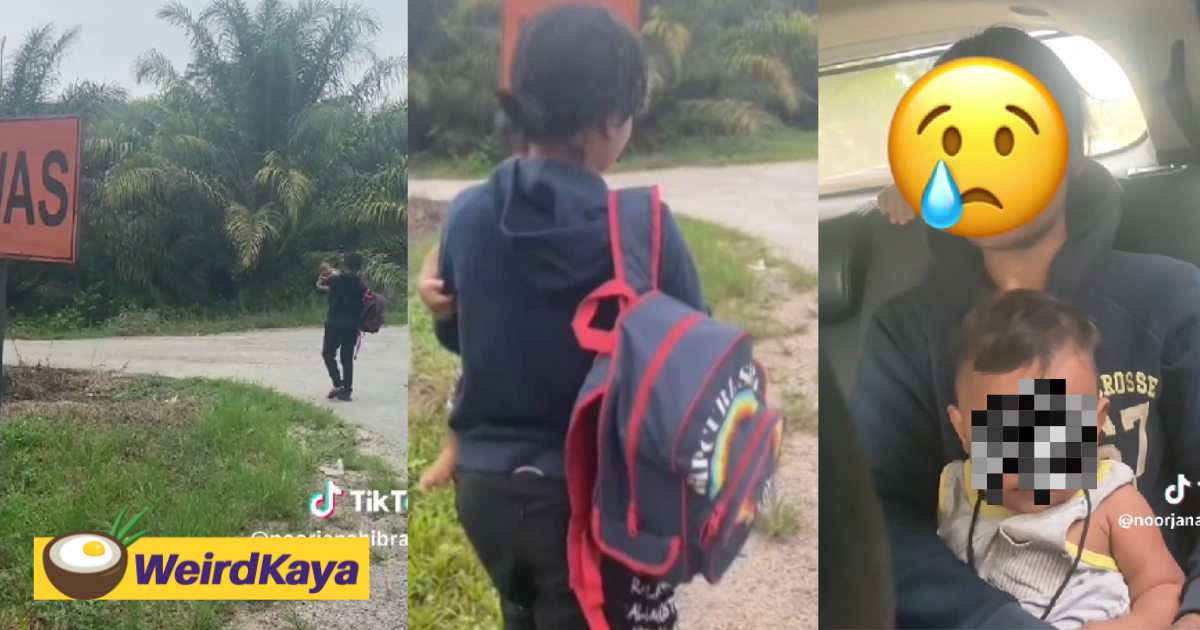 M'sian woman walks for 2 hours back to her hometown with kids after arguing with husband, gets a lift from kind stranger | weirdkaya
