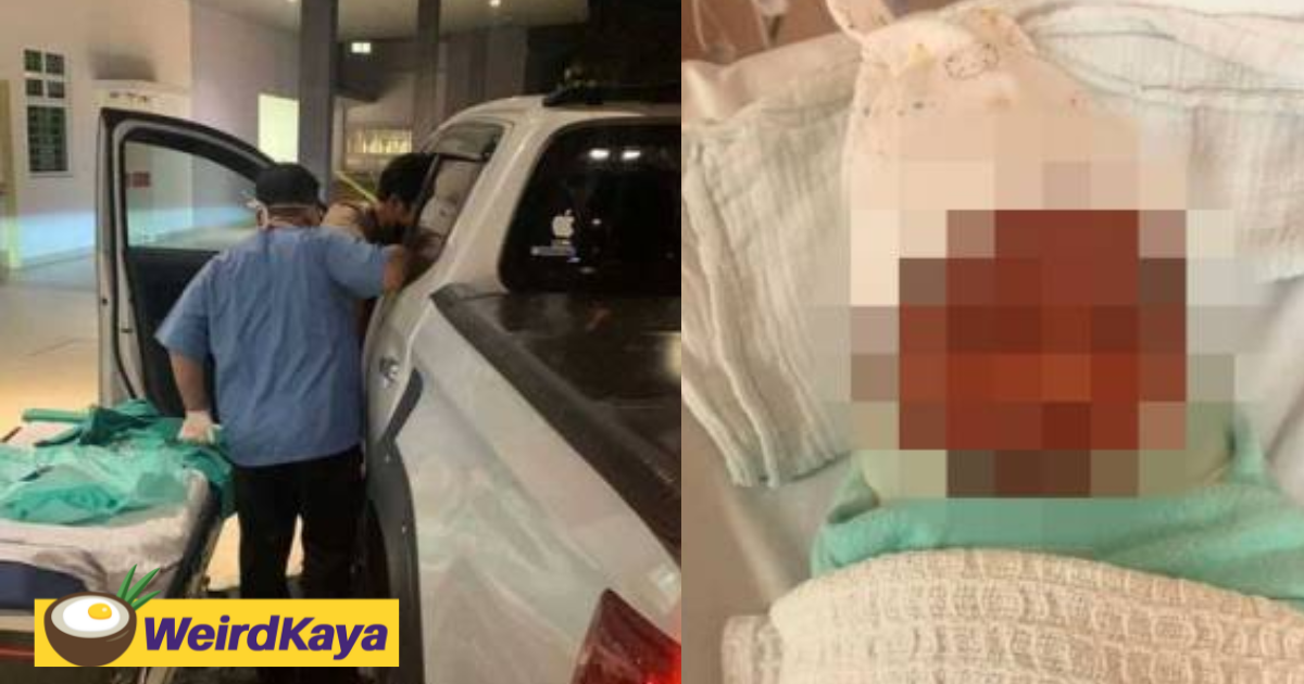 M'sian woman unexpectedly gives birth inside suv amid traffic jam, names baby mat triton | weirdkaya