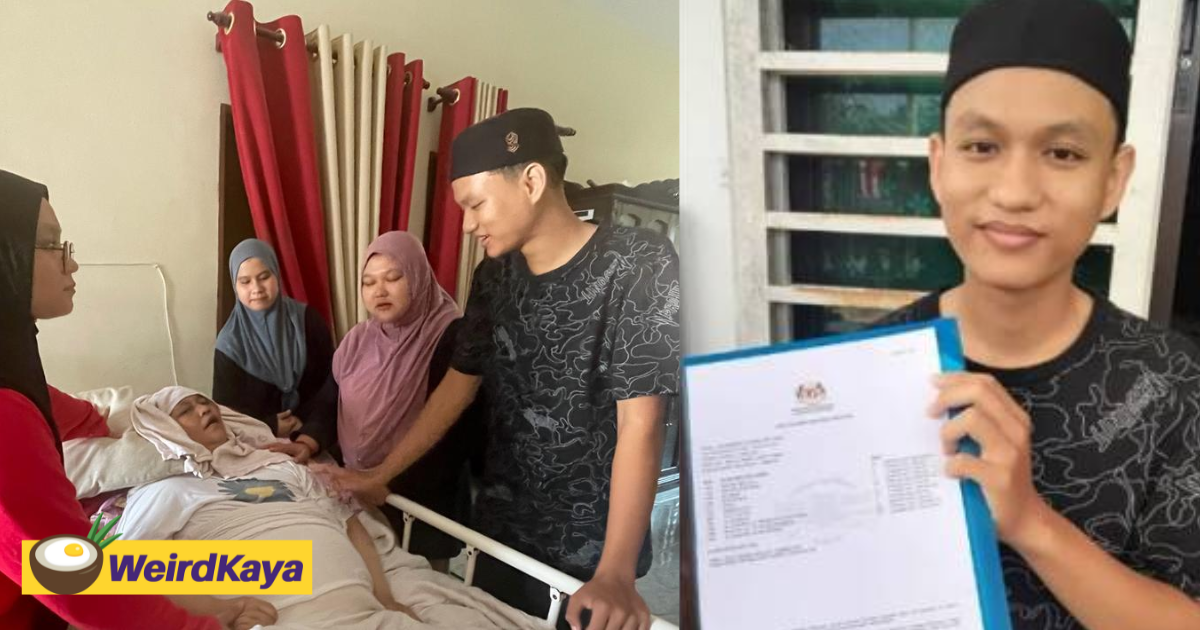 M'sian teen who scored 11as for spm receives 10 offers & scholarships despite losing mum to sickness | weirdkaya