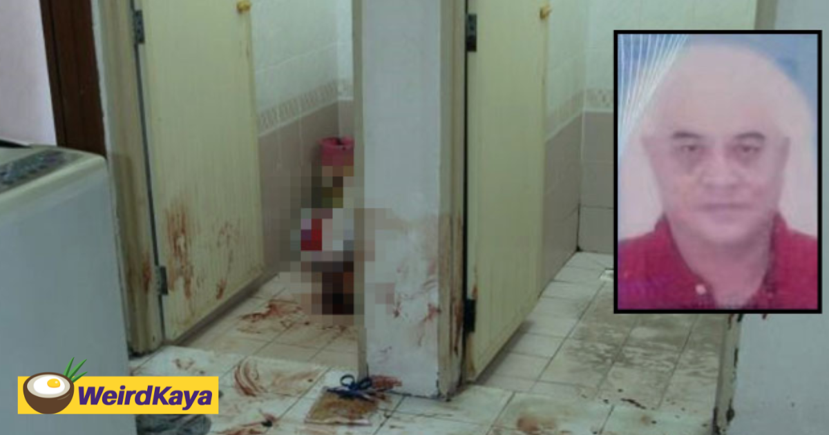 58yo m'sian man slits wrist and bleeds out as he allegedly was unable to tolerate his illness anymore | weirdkaya