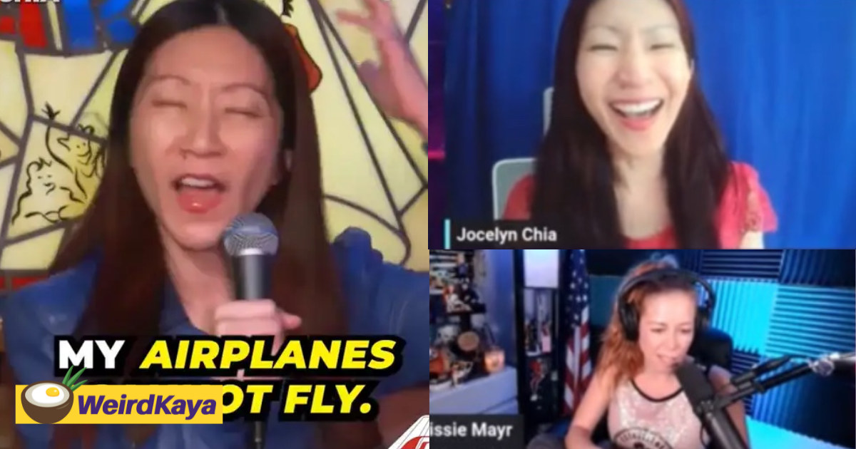 Comedian jocelyn chia sparks outrage again, mockingly laughs that mh370 'only had 200 casualties’ | weirdkaya