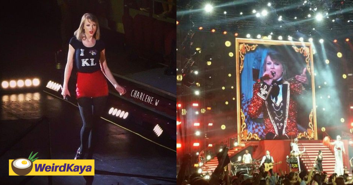 Did you know that taylor swift once rocked m'sia with her red tour in 2014? | weirdkaya