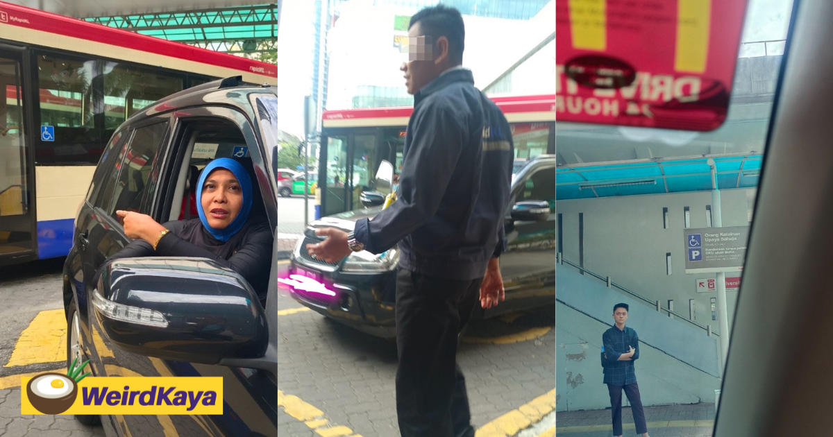 Disabled m’sian activist slams rapidkl bus for blocking her by parking behind oku parking spot | weirdkaya