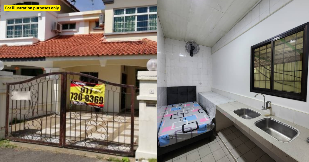 M'sians shocked & amused by 'kitchen room' renting out for rm250 in ipoh | weirdkaya