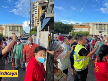 Argument Breaks Out At Penang Polling Station After Uncle Allegedly Jumps Queue