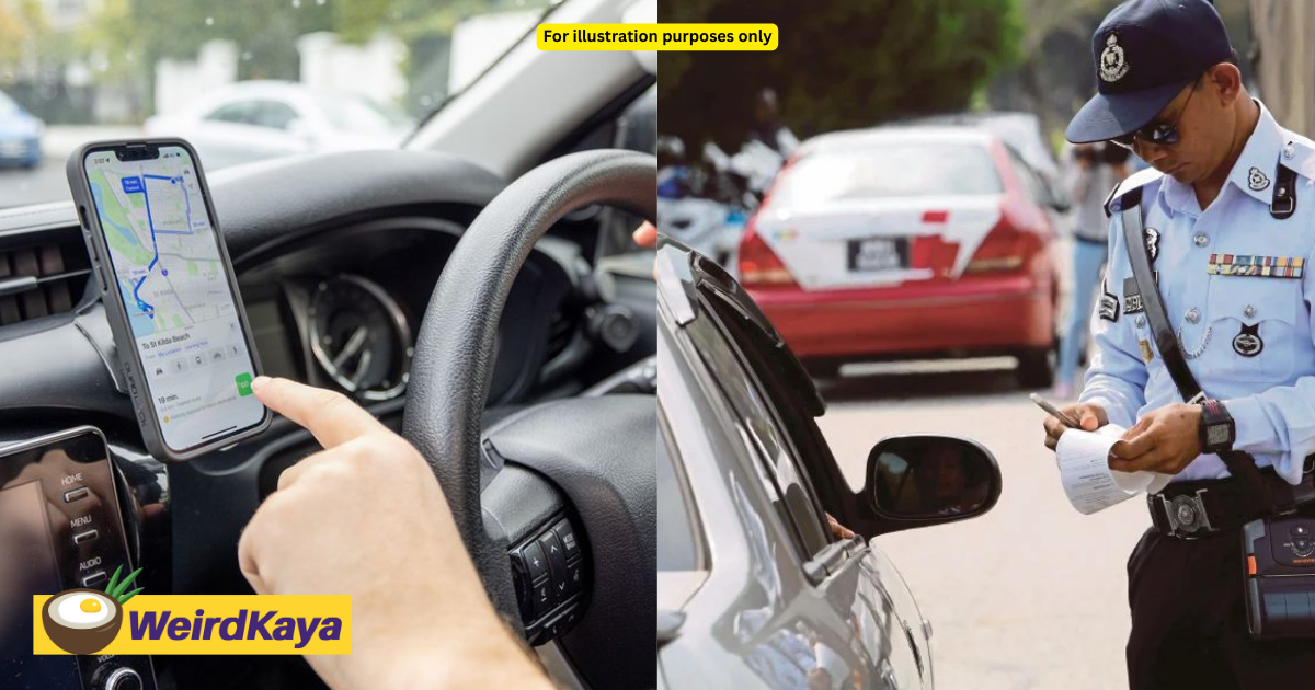 M'sians will not be fined if they use phone holders while driving, say police | weirdkaya