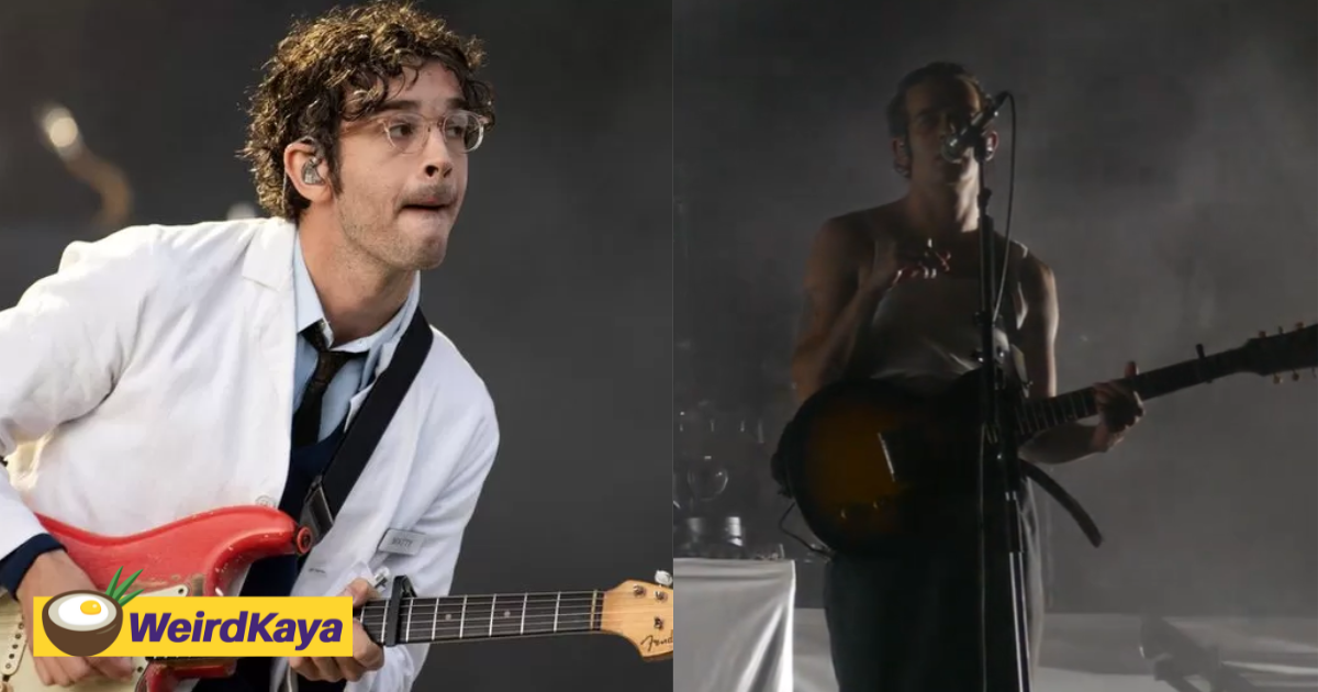 'i thought i was going to prison' — the 1975's matty healy shares thoughts about m'sia performance | weirdkaya