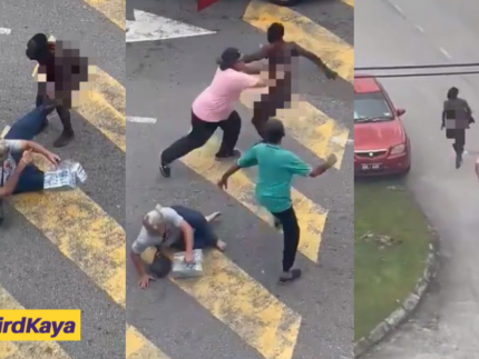 Terrifying Clip Shows Naked Foreigner Assaulting Man At Housing Area In M'sia