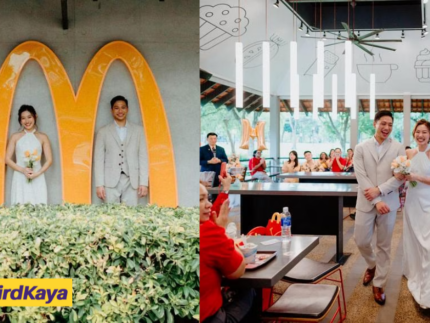 S'porean Couple Spend RM3,200 To Hold Their Wedding At McDonald's