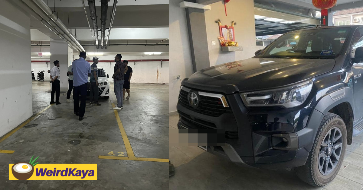 M'sian family has hilux stolen just 5 hours after arriving at puchong airbnb | weirdkaya