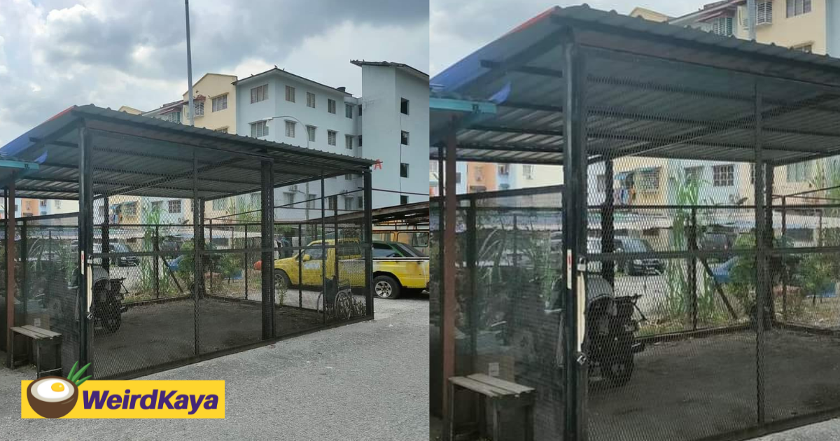 ‘inconsiderate! ’ - m’sians upset by lavish personal garage built at open parking area | weirdkaya