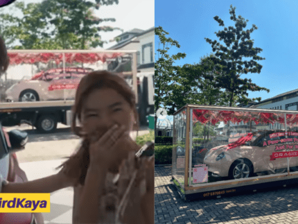 M'sian Man Gifts GF With Electric Car And Even Pays The RM100K Down Payment For Her