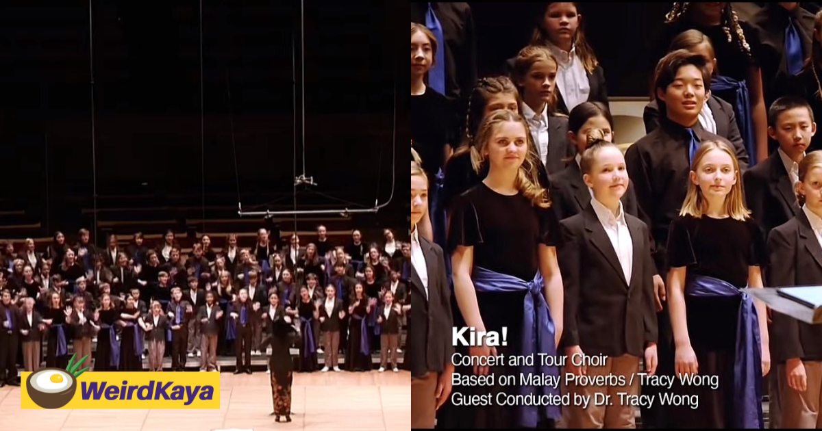 Us-based children's chorale goes viral for stunning performance which was fully done in bahasa malaysia | weirdkaya