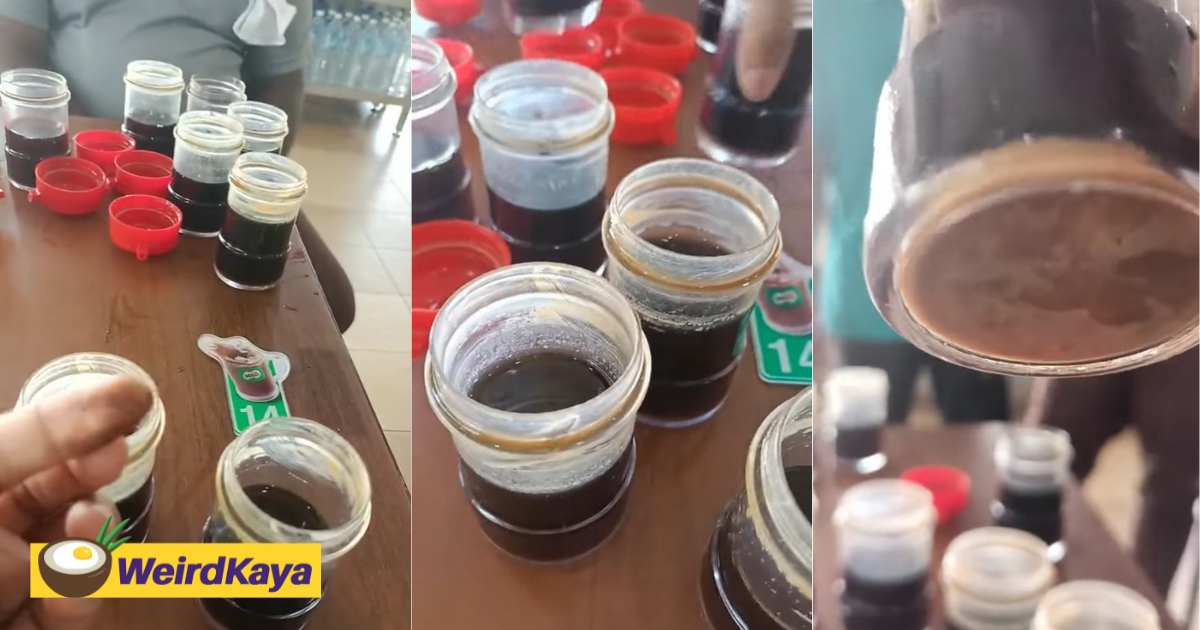 M'sian woman disgusted by dirty soy sauce containers used by mamak restaurant in rawang | weirdkaya