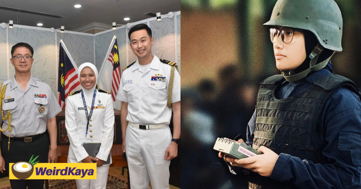 I was labeled as 'an empty can with a pretty face'. Today, i'm the first female ammunition technical officer in the royal m'sian navy | weirdkaya