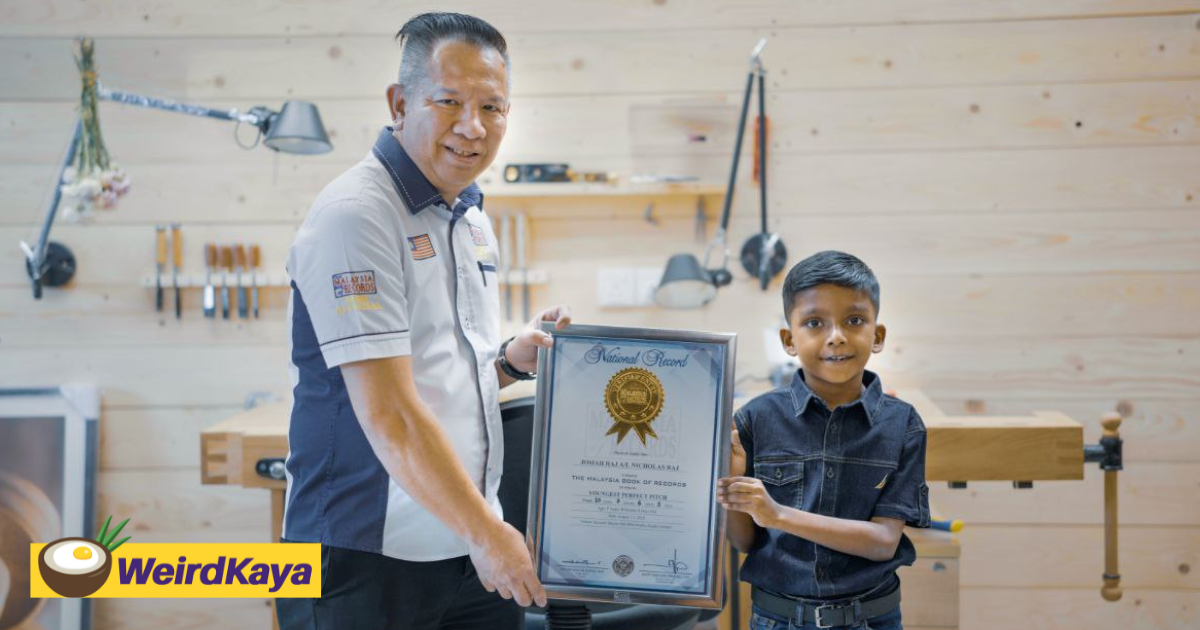 7yo m'sian boy breaks national record after being crowned the youngest perfect pitch | weirdkaya