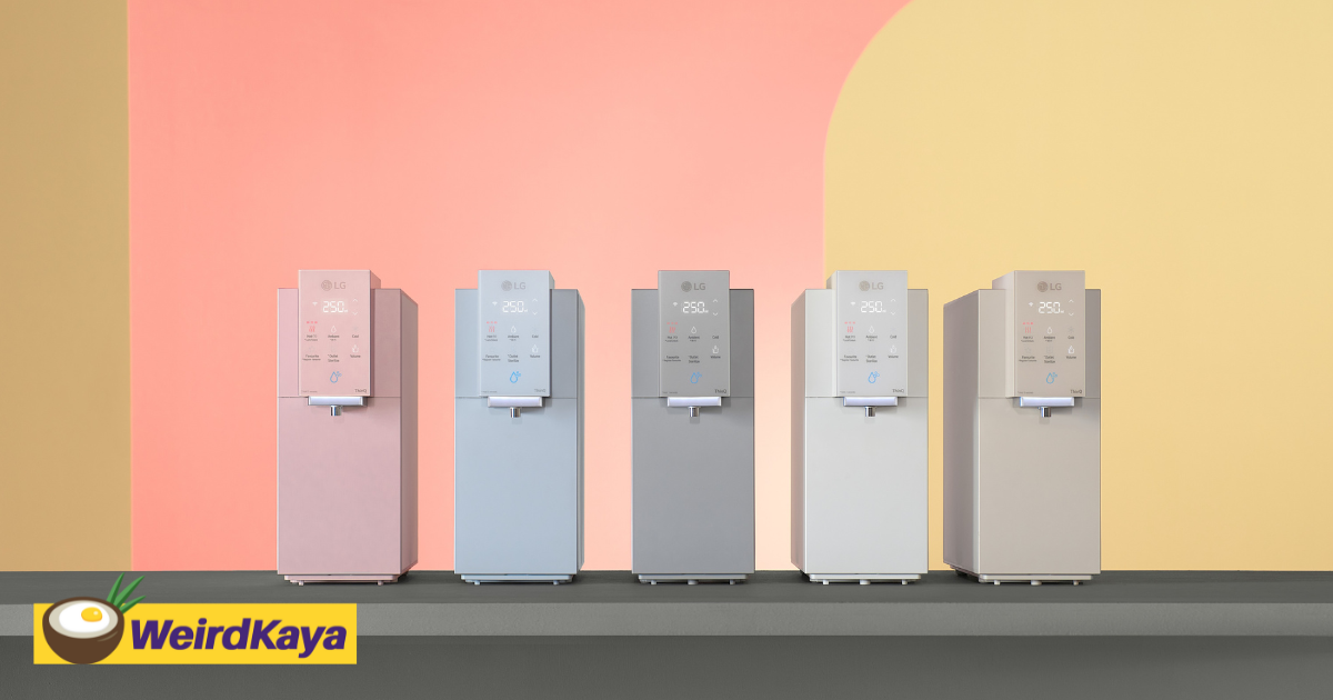 Malaysia can now colour their home and life with lg's latest self-service tankless water purifier | weirdkaya