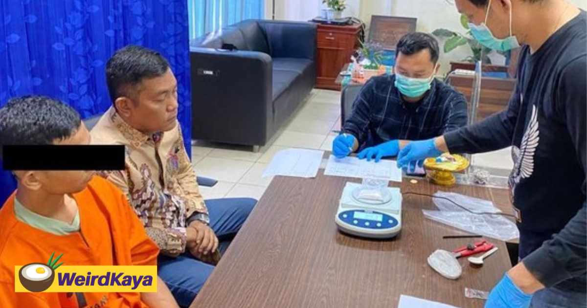 M'sian tries to smuggle drugs by inserting meth wrapped in condoms into rectum, gets arrested by indonesian police | weirdkaya