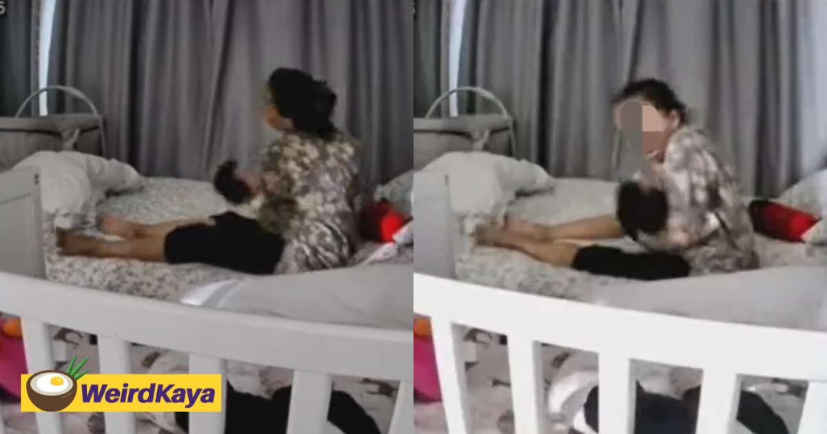Maid allegedly hits and violently shakes 2 month old m'sian baby | weirdkaya