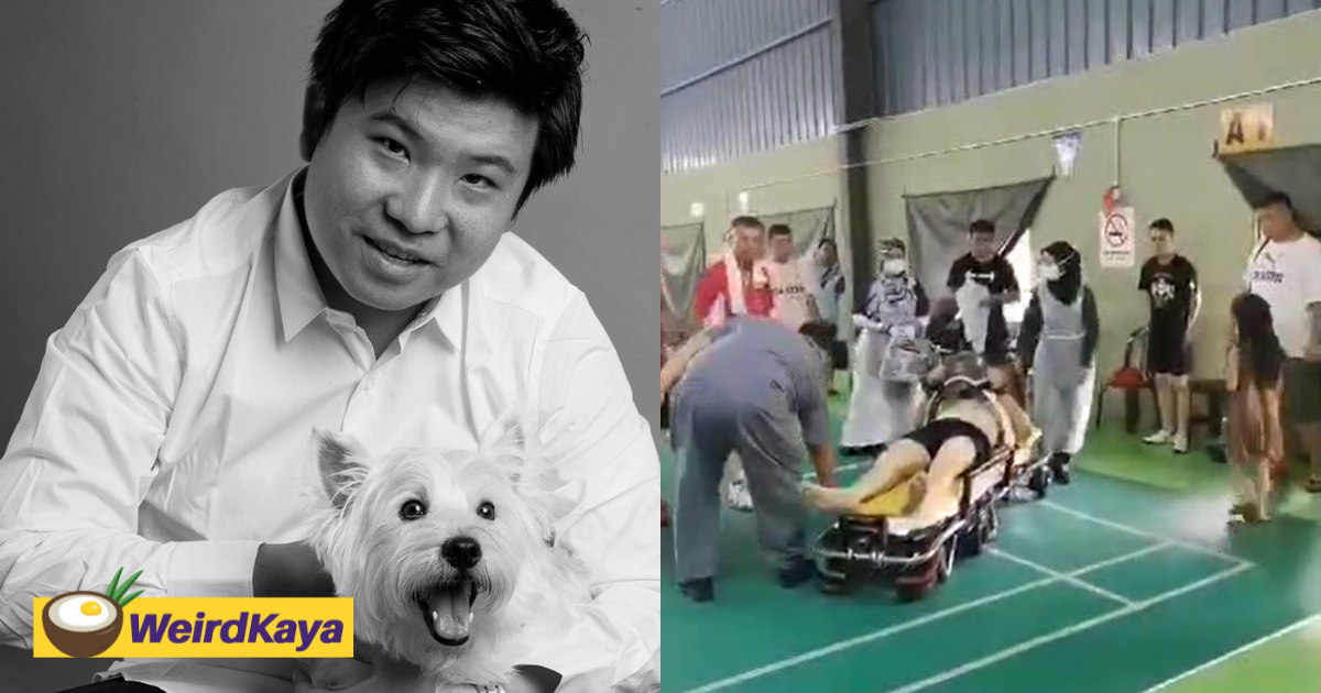 40yo m'sian man faints and dies in the middle of badminton match | weirdkaya