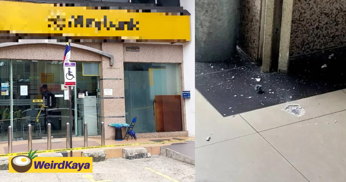 M'sian auxiliary policeman accidentally fires gun at bank, injuring 3 | weirdkaya