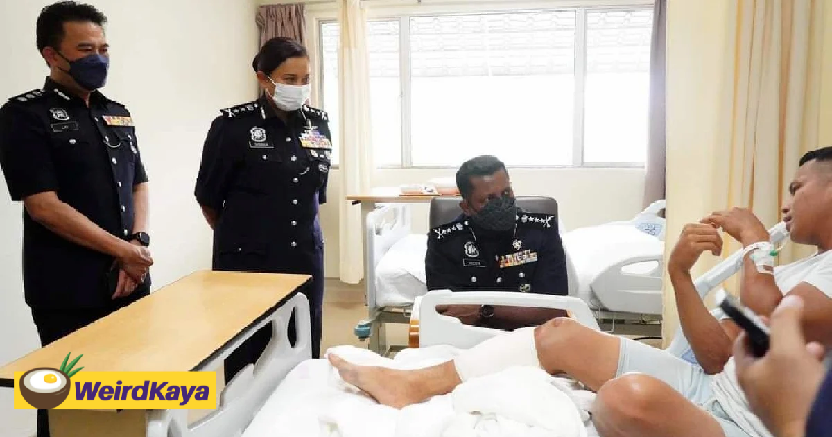 M'sian police officer nabs drug suspect despite falling 6m from rooftop | weirdkaya